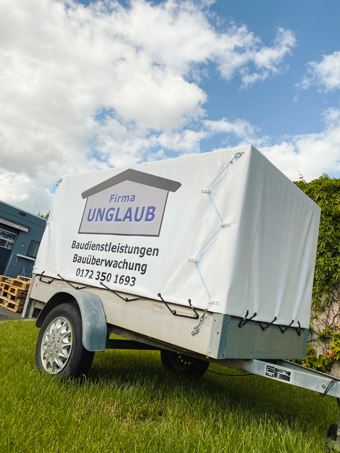 Anhängerplane mit Digitaldruck